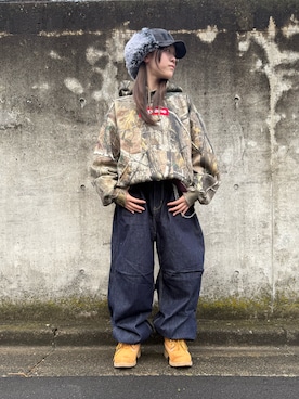 「アイテム（帽子）」を使った、 Rey さん（レディース・151cm・10代）の冬コーディネート