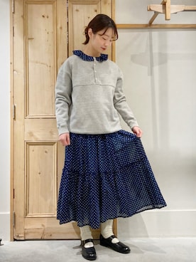 「Malle（マル）のアイテム」を使った、Malle chambre de charmeさん（レディース・162cm）の冬コーディネート