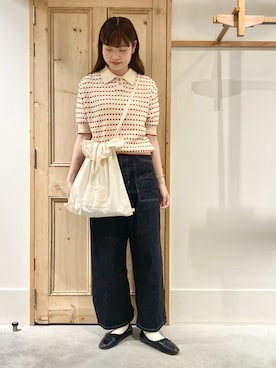 「AMBIDEX（アンビデックス）のアイテム」を使った、Malle chambre de charmeさん（レディース・167cm）の夏コーディネート