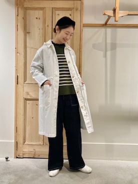 「chambre de charme（シャンブルドゥシャーム）のアイテム（その他アウター）」を使った、Malle chambre de charmeさん（レディース・158cm）の秋コーディネート