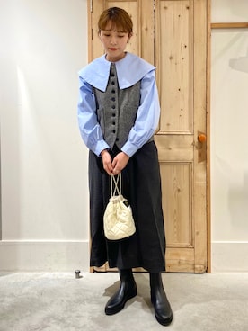 「Malle（マル）のアイテム」を使った、Malle chambre de charmeさん（レディース・160cm）の冬コーディネート