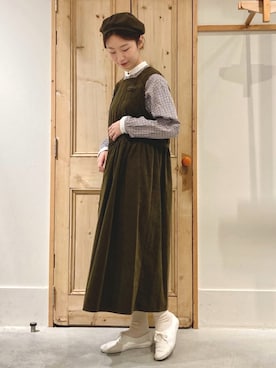 「chambre de charme（シャンブルドゥシャーム）のアイテム（トップス）」を使った、Malle chambre de charmeさん（レディース・162cm）の秋コーディネート