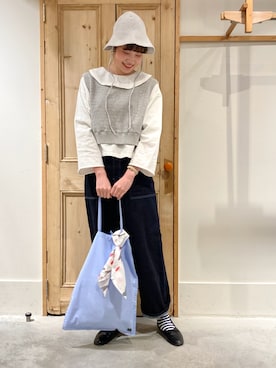 「chambre de charme（シャンブルドゥシャーム）のアイテム」を使った、Malle chambre de charmeさん（レディース・167cm）の冬コーディネート