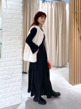 「FREE'S MART（フリーズマート）のアイテム」を使った、MEIさん（レディース・163cm）の秋コーディネート