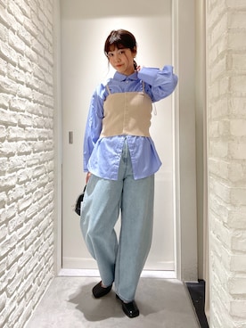 「FREE'S MART（フリーズマート）のアイテム」を使った、MEIさん（レディース・163cm）の秋コーディネート