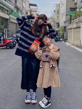 戴安さんのコーディネート