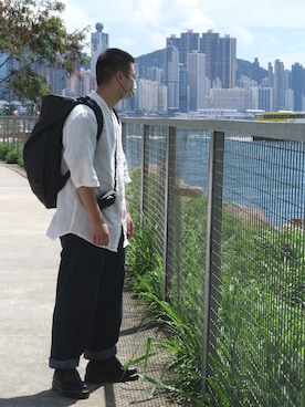 「Cote&Ciel（コートエシエル）のアイテム」を使った、Ronnyさん（メンズ・170cm）の秋コーディネート