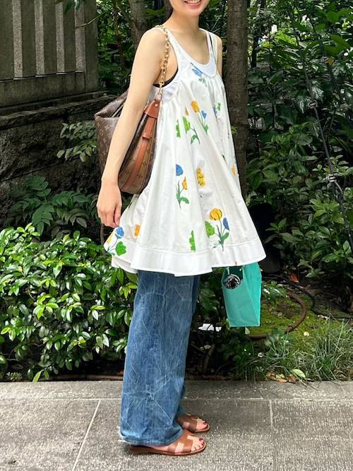 HERMESのサンダルを使った人気ファッションコーディネート（年齢