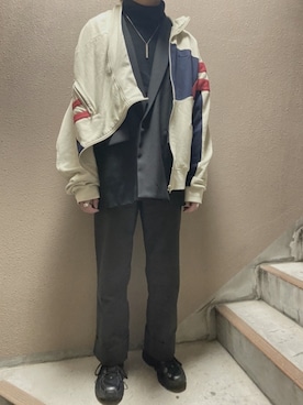 「vetements」｜「アイテム（ジャケット/アウター）」を使った、Hiさん（メンズ・170cm）の冬コーディネート