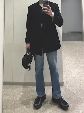 「vetements」｜「アイテム（ジャケット/アウター）」を使った、Hiさん（メンズ・170cm）の春コーディネート