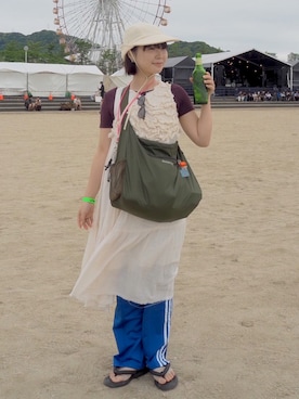 「melissa（メリッサ）のアイテム」を使った、ソラさん（レディース・155cm）の春コーディネート