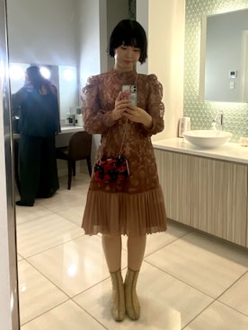 「etoll.（エトル）のアイテム」を使った、ソラさん（レディース・155cm）の秋コーディネート