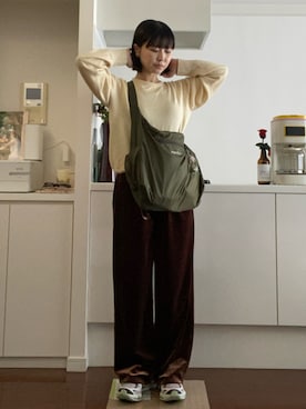 「MERRELL（メレル）のアイテム」を使った、ソラさん（レディース・155cm）の春コーディネート