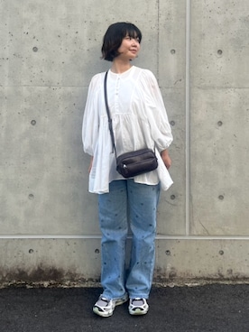 「MERRELL（メレル）のアイテム」を使った、ソラさん（レディース・155cm）の秋コーディネート