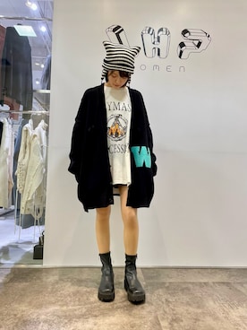 「Chica（チカ）のアイテム」を使った、みゃさん（レディース・157cm）の秋コーディネート