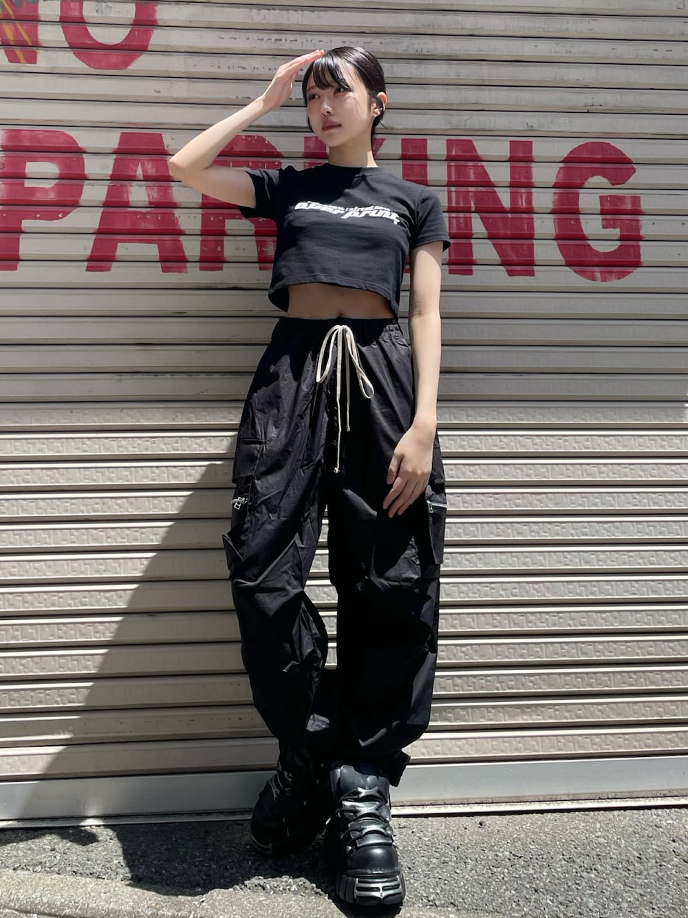 DankeSchon カーゴパンツ DankeSchon/ダンケシェーン/COATINGTENCEL FLARE CARGO PANTS