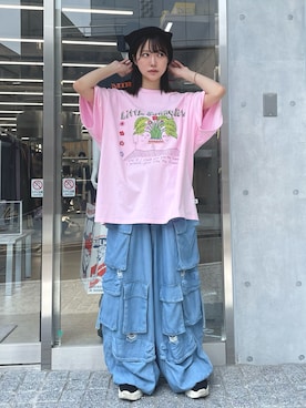 「Chica（チカ）のアイテム」を使った、みゃさん（レディース・157cm）の夏コーディネート