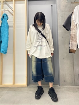 「MIKIO SAKABE（ミキオ サカベ）のアイテム」を使った、みゃさん（レディース・157cm）の夏コーディネート