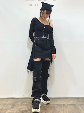 「Chica（チカ）のアイテム」を使った、みゃさん（レディース・157cm）の秋コーディネート