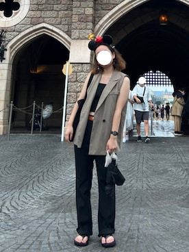 「Have a good time（ハバグッタイム）のアイテム」を使った、Miユさん（レディース・158cm）の夏コーディネート