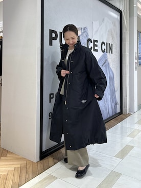 「アイテム（モッズコート）」を使った、seinoooさん（レディース・160cm）の秋コーディネート