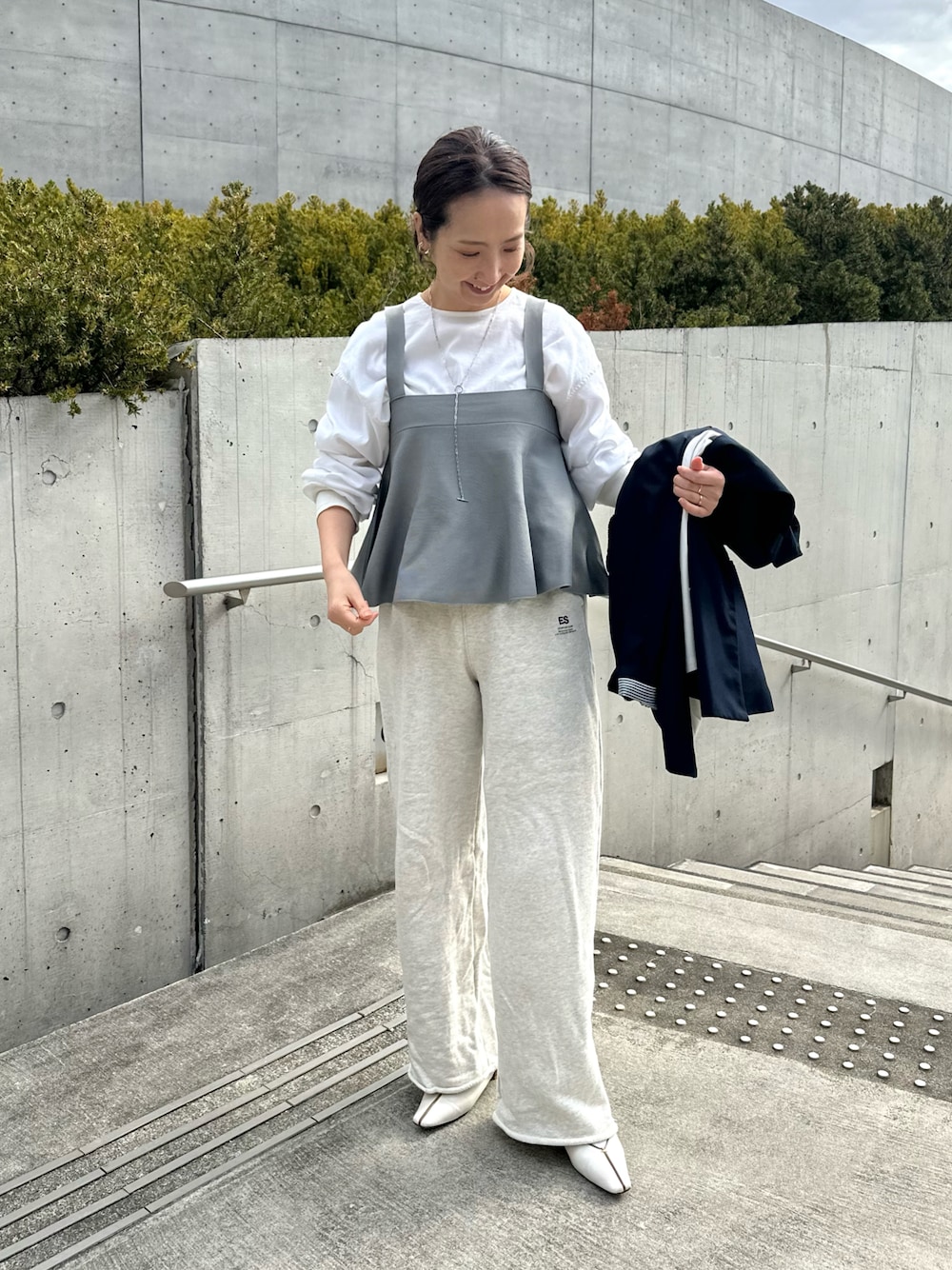 PUAL CE CIN（ピュアルセシン）の「ピグメント裏毛スウェット