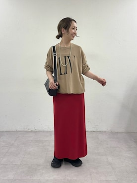 「PUAL CE CIN（ピュアルセシン）のアイテム」を使った、seinoooさん（レディース・160cm）の夏コーディネート