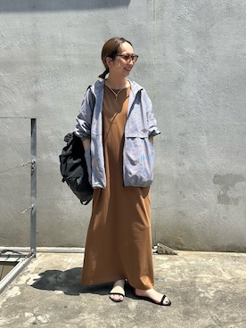 「PUAL CE CIN（ピュアルセシン）のアイテム」を使った、seinoooさん（レディース・160cm）の夏コーディネート