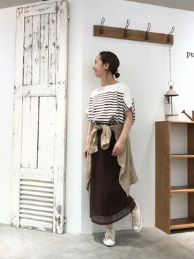 seinoooさん（レディース・160cm）の夏コーディネート