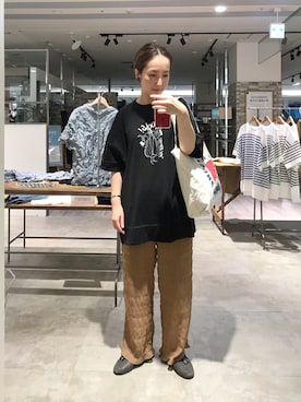 「101匹わんちゃん」｜「アイテム（パンツ）」を使った、seinoooさん（レディース・160cm）の夏コーディネート