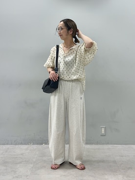 「PUAL CE CIN（ピュアルセシン）のアイテム」を使った、seinoooさん（レディース・160cm）の夏コーディネート