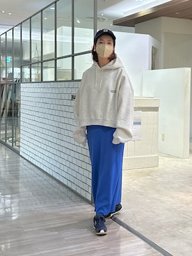 「UNITED ARROWS（ユナイテッドアローズ）のアイテム（スニーカー）」を使った、seinoooさん（レディース・160cm）の冬コーディネート