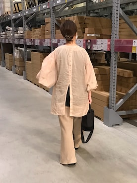 「アイテム（タンクトップ、グレー系）」を使った、seinoooさん（レディース・160cm）の夏コーディネート