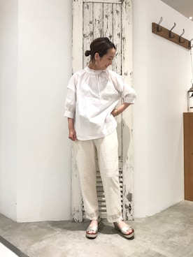 「CHIE MIHARA（チエミハラ）のアイテム」を使った、seinoooさん（レディース・160cm）の夏コーディネート