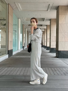 「丈短トップス」｜seinoooさん（レディース・160cm）の春コーディネート