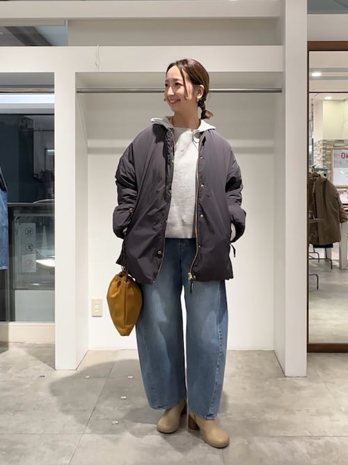 セール】【WEB限定】フレンチダックダウン サイドジップジャケット