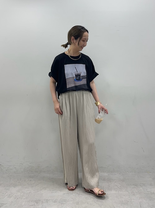 コーヒーフォトプリントTシャツ