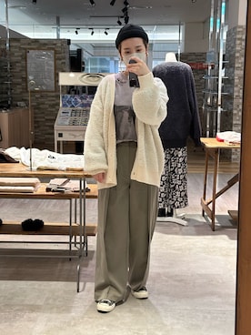 「RACAL（ラカル）のアイテム」を使った、seinoooさん（レディース・160cm）の秋コーディネート