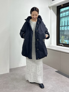 「アイテム（ダウンジャケット/コート）」を使った、seinoooさん（レディース・160cm・40代）の秋コーディネート