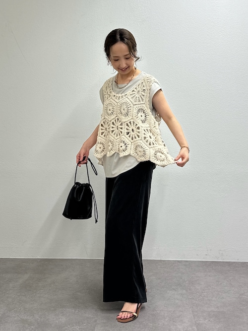 【25AW】カギ針編み風ビスチェ