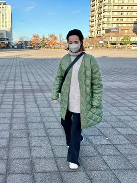 「RACAL（ラカル）のアイテム」を使った、seinoooさん（レディース・160cm）の冬コーディネート