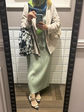 「アイテム（ドレス）」を使った、Fashion junky  さん（レディース・160cm）の秋コーディネート