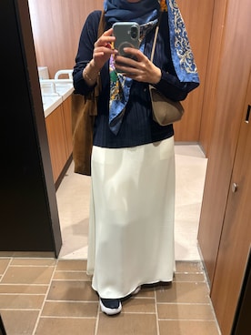 「ネイビー×ホワイト」｜Fashion junky  さん（レディース・160cm）の秋コーディネート