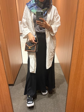 「アイテム（シャツワンピース）」を使った、Fashion junky  さん（レディース・160cm）の秋コーディネート