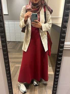 「アイテム（ドレス）」を使った、Fashion junky  さん（レディース・160cm）の秋コーディネート