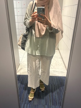 「theory（セオリー）のアイテム（パンツ）」を使った、Fashion junky  さん（レディース・160cm）の夏コーディネート