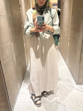 「アイテム（ドレス）」を使った、Fashion junky  さん（レディース・160cm）の秋コーディネート