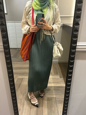 「アイテム（パンプス、ベージュ系）」を使った、Fashion junky  さん（レディース・160cm）の夏コーディネート