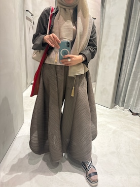 「プリーツパンツ」｜Fashion junky  さん（レディース・160cm）の夏コーディネート