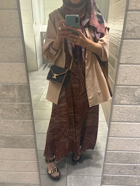 「CELINE（セリーヌ）のアイテム（ショルダーバッグ）」を使った、Fashion junky  さん（レディース・160cm）の秋コーディネート